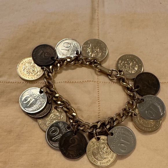 Coin Charm Bracelet - Picture 1 of 11